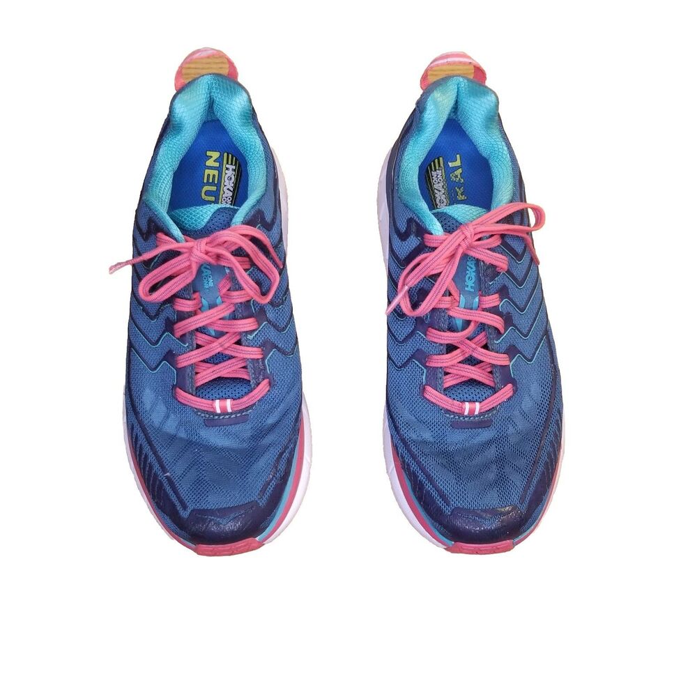 Hoka One One Clifton 4 Women's Size 10 Blue Running Shoes Sneakers 1016724-BCCM
